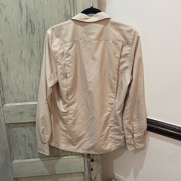 Deluth Trading Button Down Snap Button Wicking Fabric vented Roll sleeve - Picture 8 of 8